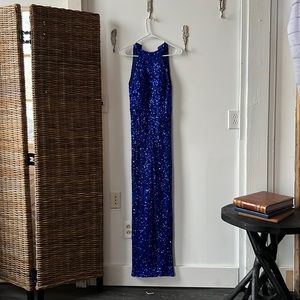 Ashley Lauren Size 0 Sequin Jumpsuit